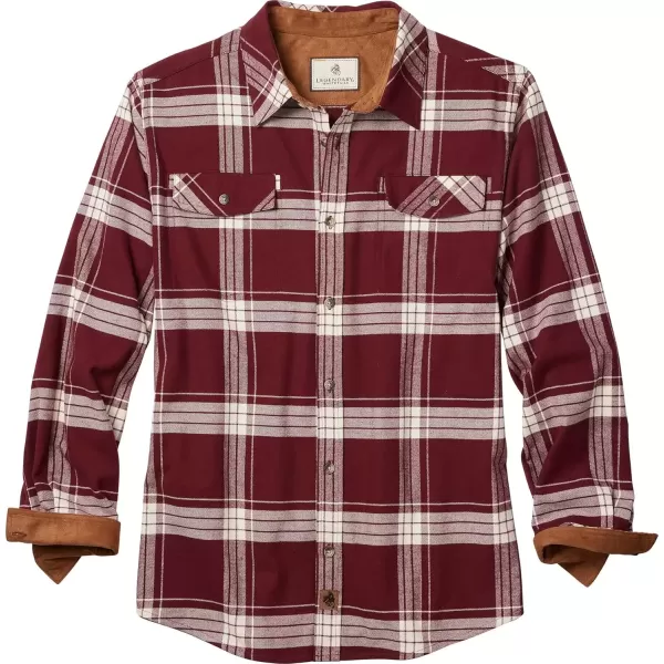 imageLegendary Whitetails Mens Legendary Flannel ShirtTall Garnet Plaid