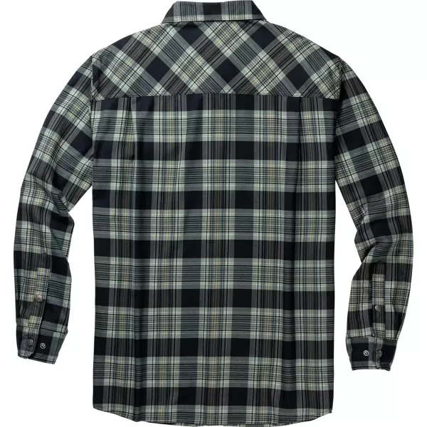 imageLegendary Whitetails Mens Legendary Outdoors Everest Performance Flannel Long Sleeve Snap Down ShirtMidnight Lake Plaid