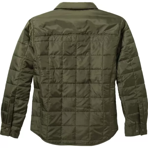 imageLegendary Whitetails Mens Legendary Outdoors Performance Quilted Snap Up Shirt JacketArmy