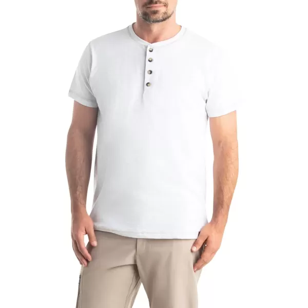 imageLegendary Whitetails Mens Maverick Slub Henley Short Sleeve ShirtIvory Heather