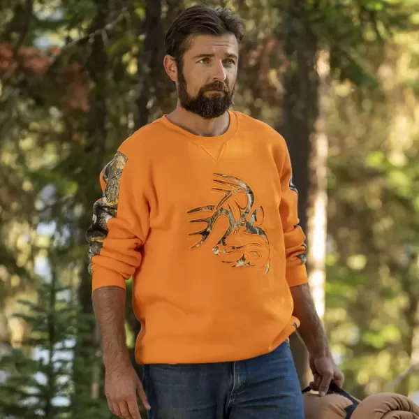imageLegendary Whitetails Mens Outfitter Crew Fleece SweatshirtArmy