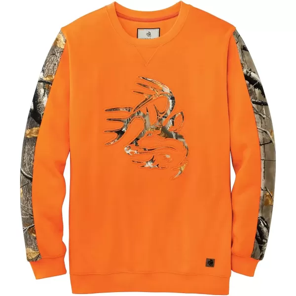 imageLegendary Whitetails Mens Outfitter Crew Fleece SweatshirtInferno