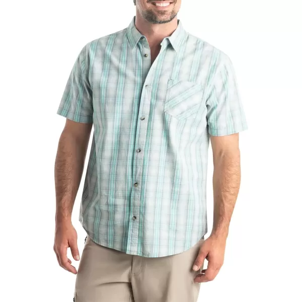 imageLegendary Whitetails Mens Poplin Short Sleeve Button Down ShirtStarlight Plaid