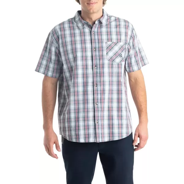 imageLegendary Whitetails Mens Poplin Short Sleeve Button Down ShirtStone Ridge Plaid