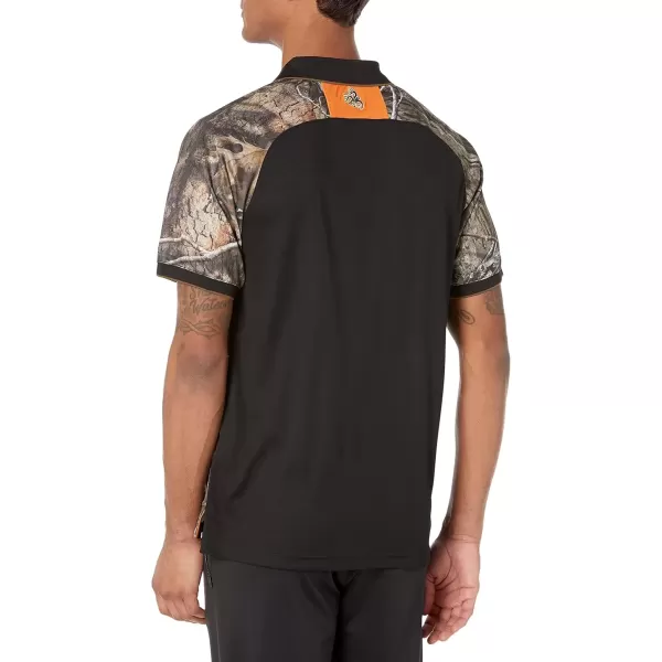 imageLegendary Whitetails Mens Pro Hunter Performance PoloBlack  Mossy Oak Country Dna