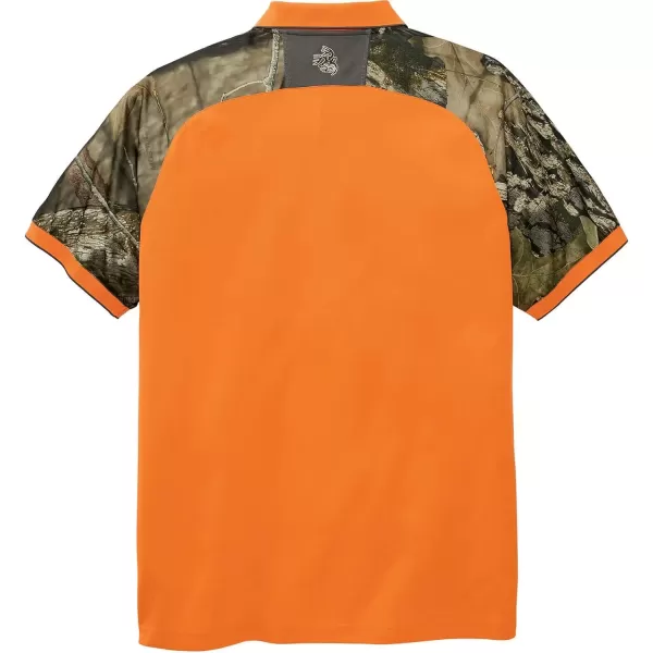 imageLegendary Whitetails Mens Pro Hunter Performance PoloBurnt Orange  Mossy Oak Country