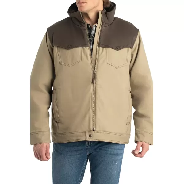 imageLegendary Whitetails Mens Stockyards Bozeman Canvas Western CoatKhaki