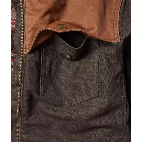 imageLegendary Whitetails Mens Stockyards Bozeman Canvas Western CoatMoose Brown