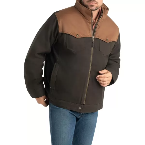 imageLegendary Whitetails Mens Stockyards Bozeman Canvas Western CoatMoose Brown