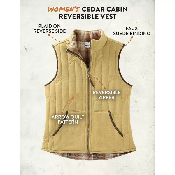 imageLegendary Whitetails Womens Cedar Cabin Reversible VestPumpkin Spice