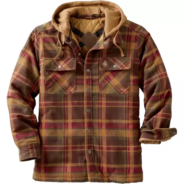 imageLegendary Whitetails Mens Concealed Carry Maplewood Hooded Shirt JacketMaplewood Plaid