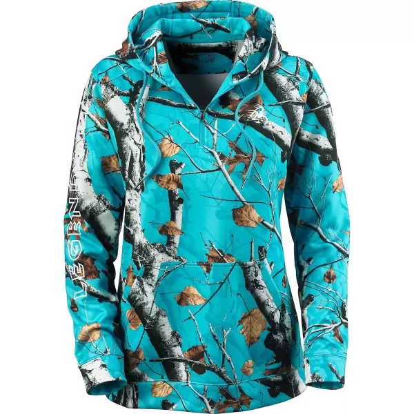 imageLegendary Whitetails Womens Power 14 Zip Fleece HoodieBig Game Glacier