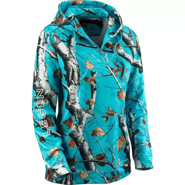 imageLegendary Whitetails Womens Power 14 Zip Fleece HoodieBig Game Glacier