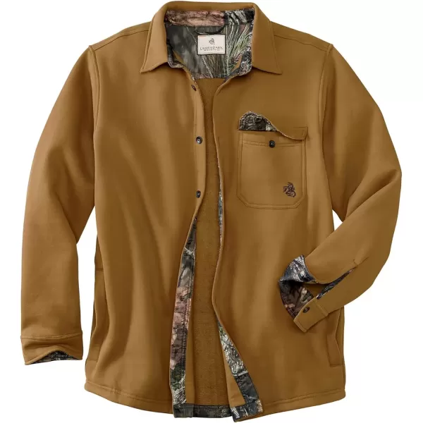 imageLegendary Whitetails Mens Big Woods Fleece Shirt JacketBarleyMossy Oak Country