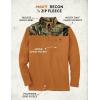 imageLegendary Whitetails Mens Recon 14 Zip Fleece Long Sleeve ShirtBurnt OrangeMossy Oak Country