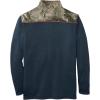 imageLegendary Whitetails Mens Recon 14 Zip Fleece Long Sleeve ShirtNavyMossy Oak Coyote