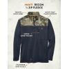 imageLegendary Whitetails Mens Recon 14 Zip Fleece Long Sleeve ShirtNavyMossy Oak Coyote