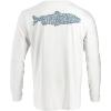 imageLegendary Whitetails Mens Moisture Wicking UPF Sun Protection Printed Long Sleeve TShirtWhite