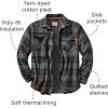 image:imageLegendary Whitetails Archer Flannel Thermal Lined Shirt Jacket for Men Quilted Insulated Plaid Work Outerwear CoatBalsam Shadow Plaid