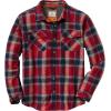 image:imageLegendary Whitetails Archer Flannel Thermal Lined Shirt Jacket for Men Quilted Insulated Plaid Work Outerwear CoatBarnwood Twig Plaid