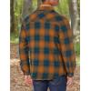image:imageLegendary Whitetails Archer Flannel Thermal Lined Shirt Jacket for Men Quilted Insulated Plaid Work Outerwear CoatBurnt End Plaid