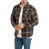 image:imageLegendary Whitetails Archer Flannel Thermal Lined Shirt Jacket for Men Quilted Insulated Plaid Work Outerwear CoatPrairie Plaid