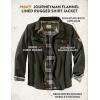 image:imageLegendary Whitetails Mens Journeyman Shirt Jacket Flannel Lined Shacket for Men WaterResistant Coat Rugged Fall ClothingDark Army