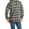 image:imageLegendary Whitetails Mens Shotgun Western Flannel ShirtForage Green Plaid