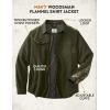 image:imageLegendary Whitetails Mens Woodsman Heavyweight Quilted Shirt JacketArmyMossy Oak Country