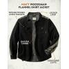 image:imageLegendary Whitetails Mens Woodsman Heavyweight Quilted Shirt JacketBlack HeatherMossy Oak Bottomland