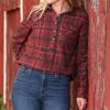 image:imageLegendary Whitetails Womens Firelight Popover Flannel TunicAutumn Maple Plaid