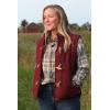 image:imageLegendary Whitetails Womens Quilted Toggle Puffer VestRusty Maroon