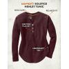 image:imageLegendary Whitetails Womens Solstice Henley TunicRusty Maroon