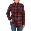 image:imageLegendary Whitetails Womens Stockyards Plaid Flannel ShirtScarlet Plaid
