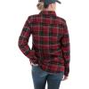 image:imageLegendary Whitetails Womens Stockyards Plaid Flannel ShirtScarlet Plaid