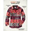 image:imageLegendary Whitetails Womens Trail Guide Fleece Button Down ShirtCoral Print