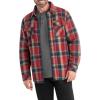 image:imageLegendary Whitetails Archer Flannel Thermal Lined Shirt Jacket for Men Quilted Insulated Plaid Work Outerwear CoatBarnwood Twig Plaid