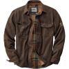 image:imageLegendary Whitetails Mens Journeyman Shirt Jacket Flannel Lined Shacket for Men WaterResistant Coat Rugged Fall ClothingTobacco