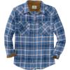 image:imageLegendary Whitetails Mens Shotgun Western Flannel ShirtBronco Denim Plaid