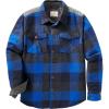 image:imageLegendary Whitetails Mens Woodsman Heavyweight Quilted Shirt JacketBlue Graphite Plaid