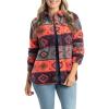 image:imageLegendary Whitetails Womens Trail Guide Fleece Button Down ShirtCoral Print