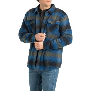 image:imageLegendary Whitetails Archer Flannel Thermal Lined Shirt Jacket for Men Quilted Insulated Plaid Work Outerwear CoatCabin Cobalt Plaid