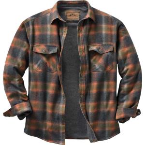 image:imageLegendary Whitetails Archer Flannel Thermal Lined Shirt Jacket for Men Quilted Insulated Plaid Work Outerwear CoatTabasco Plaid