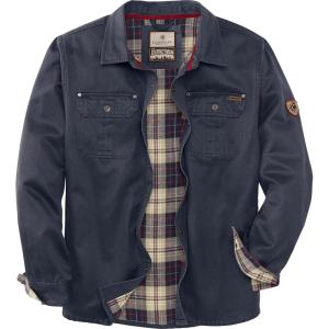 image:imageLegendary Whitetails Mens Journeyman Shirt Jacket Flannel Lined Shacket for Men WaterResistant Coat Rugged Fall ClothingNavy