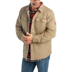 image:imageLegendary Whitetails Mens Journeyman Shirt Jacket Flannel Lined Shacket for Men WaterResistant Coat Rugged Fall ClothingTwig