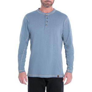 image:imageLegendary Whitetails Mens Maverick Slub Henley ShirtBlue Mirage