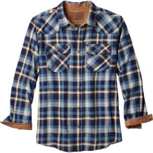 image:imageLegendary Whitetails Mens Shotgun Western Flannel ShirtGunsmoke Plaid