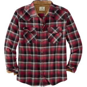image:imageLegendary Whitetails Mens Shotgun Western Flannel ShirtRodeo Plaid