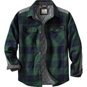 image:imageLegendary Whitetails Mens Woodsman Heavyweight Quilted Shirt JacketEvergreen Plaid