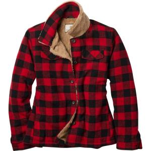 image:imageLegendary Whitetails Womens Chippewa Sherpa Lined Wool JacketMedium Buffalo Check